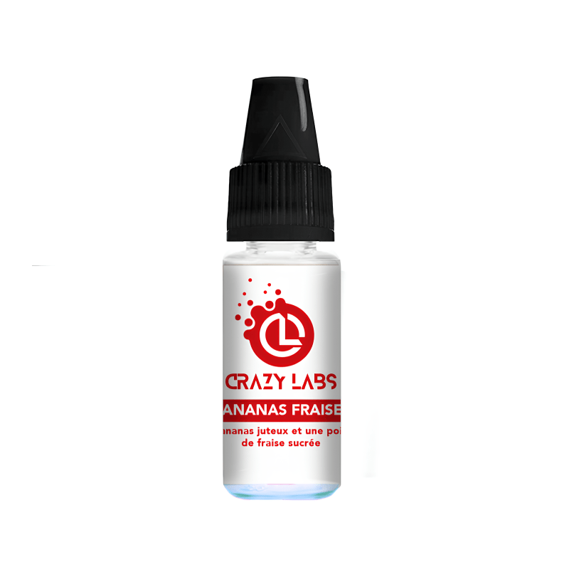 ANANAS FRAISE - 10ML - CRAZY LABS - BYCLOPE
