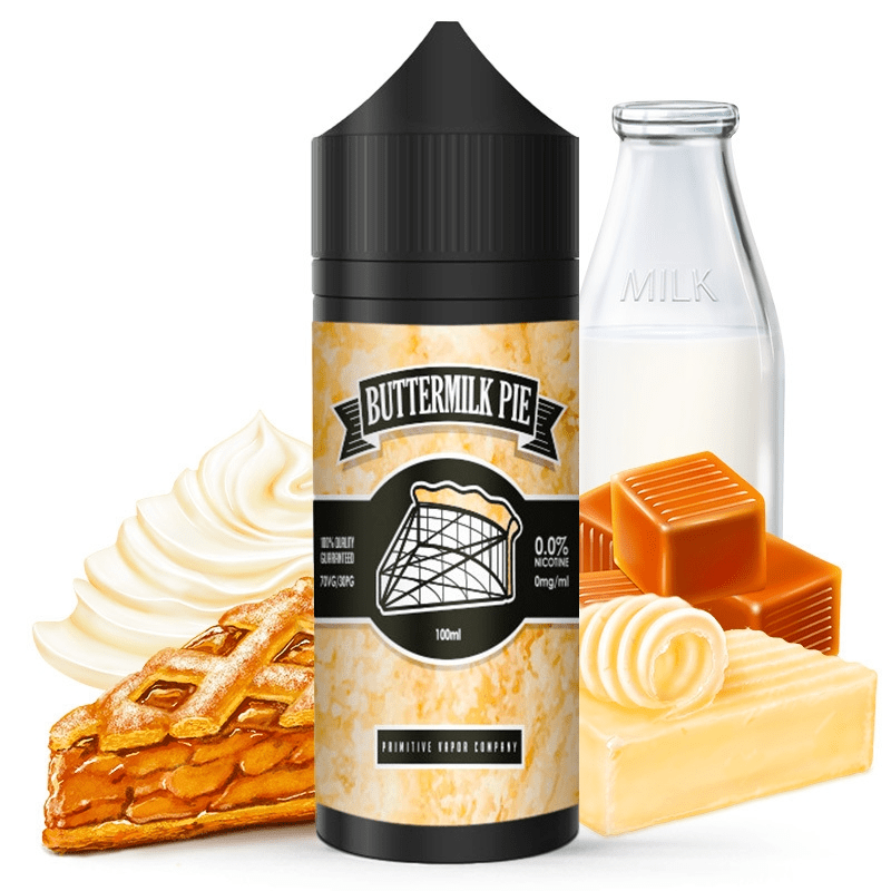 Buttermilk Pie - Primitive Vapor - 100ml - BYCLOPE