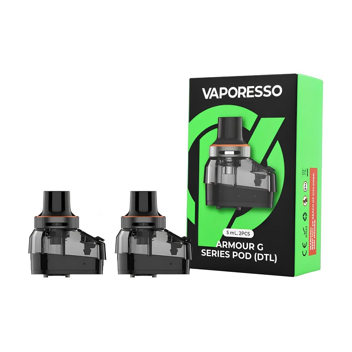Cartouches vides Armour G Series 5ml x2 - Vaporesso - BYCLOPE