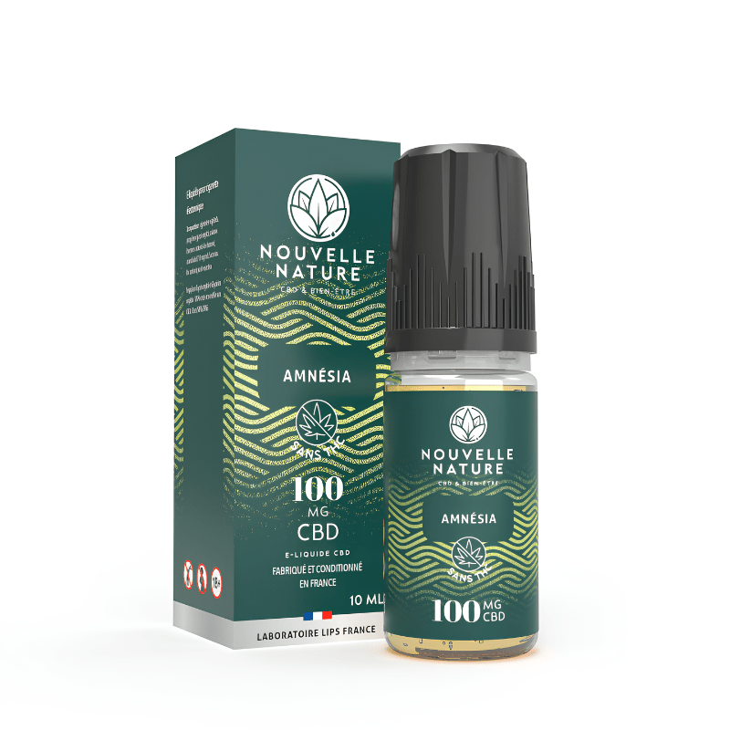 E - Liquide Amnesia - Nouvelle Nature - Taux: CBD 300mg CBN 300mg - BYCLOPE