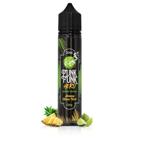 E-liquide Ananas Citron Vert 50ml - Punk Funk Hero - BYCLOPE