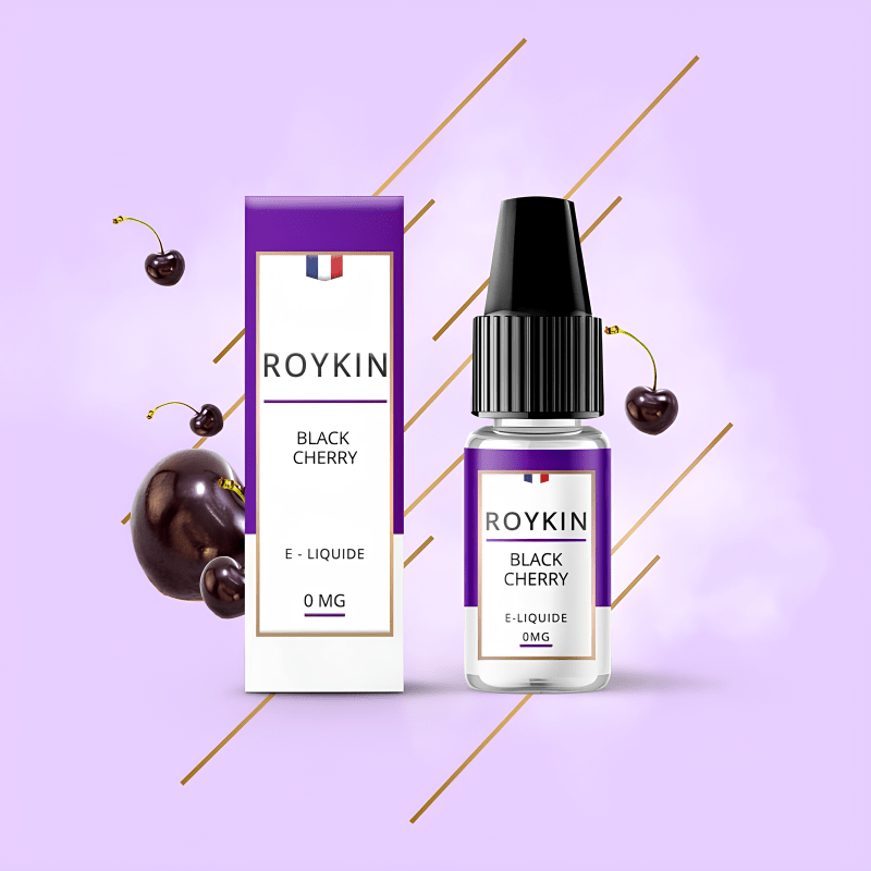 E - Liquide Black Cherry 10ml - Roykin - BYCLOPE