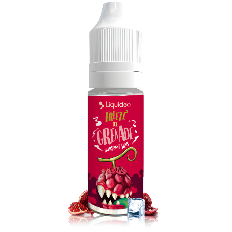 Freeze Ice Grenade 10ml Liquideo - e-liquide grenade glacée - ByClope