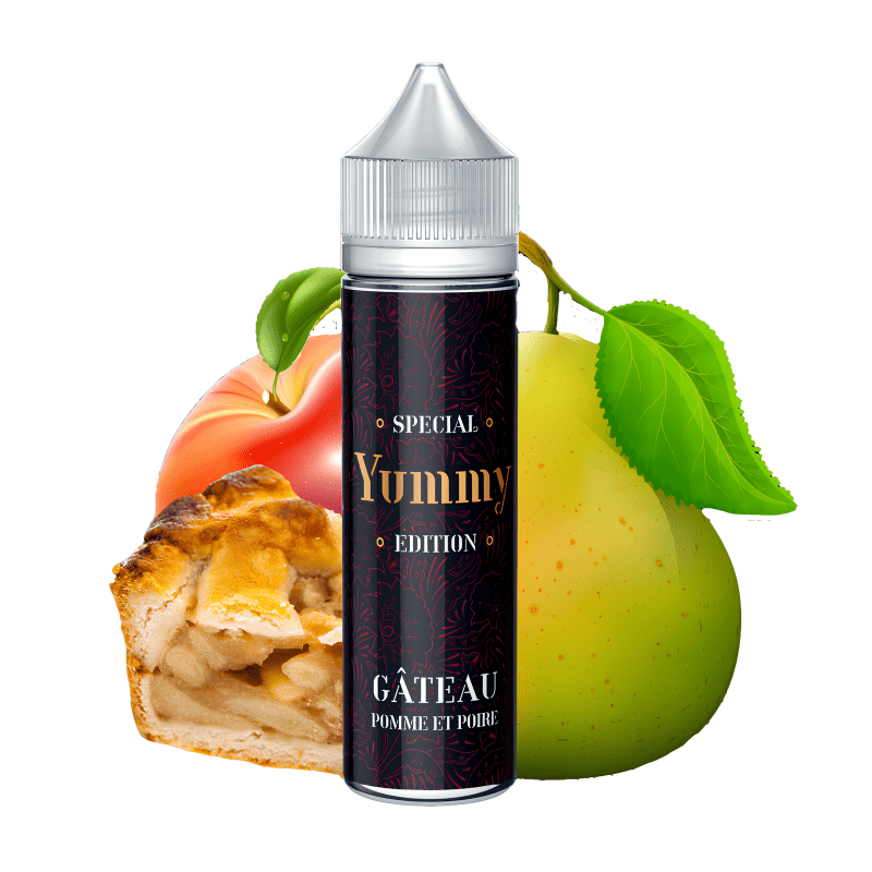E-liquide Gteau Pomme et Poire 50ml - Yummy - BYCLOPE