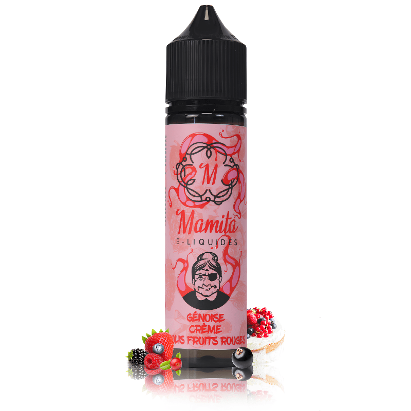 E - Liquide Génoise Crème Coulis Fruits Rouges 50ml Mamita - Le Labo Basque - BYCLOPE
