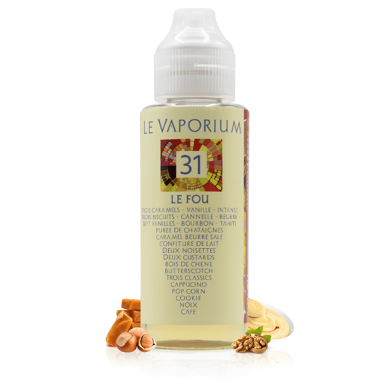 E-Liquide Le Fou 80ml - Le Vaporium - BYCLOPE E-Liquide Le Fou 80ml - Le Vaporium - BYCLOPE