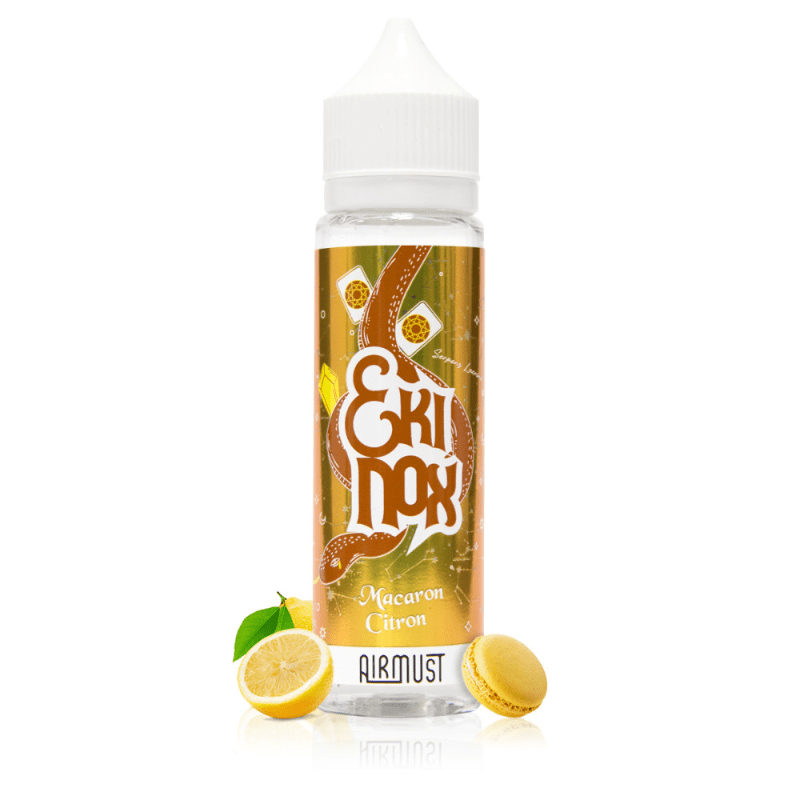 E-Liquide Macaron Citron Ekinox 50ml - Airmust - BYCLOPE