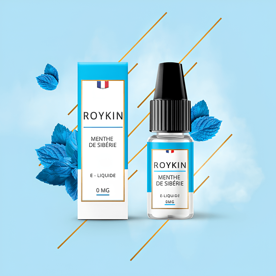 E - liquide Menthe De Sibérie 10ml - Roykin - BYCLOPE