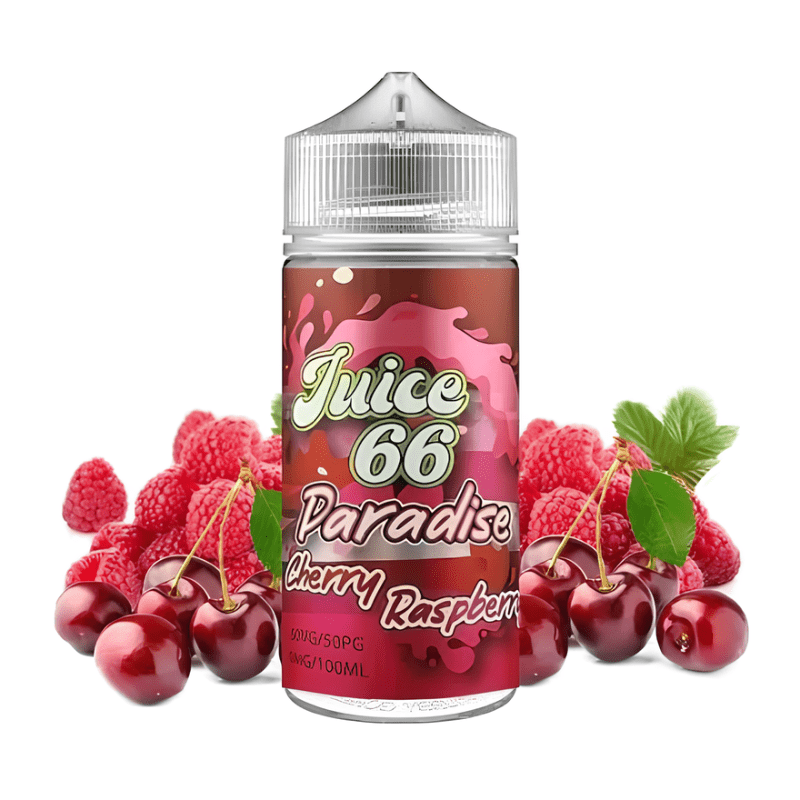 E - Liquide Paradise Cherry Raspberry 100ml - Juice 66 - BYCLOPE