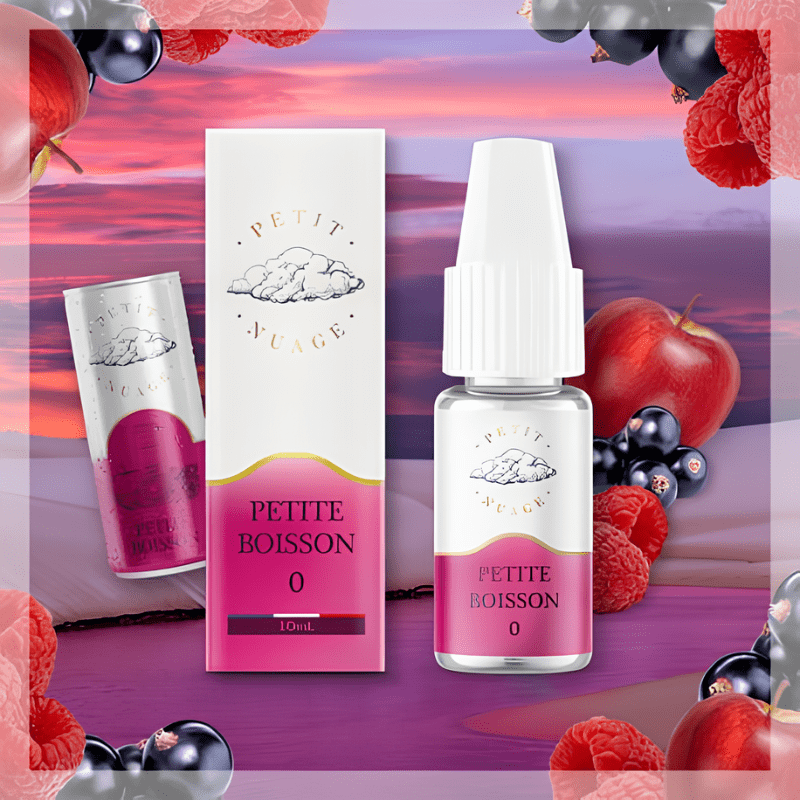 Petite Boisson 10ml Petit Nuage - e-liquide boisson fruitée - ByClope