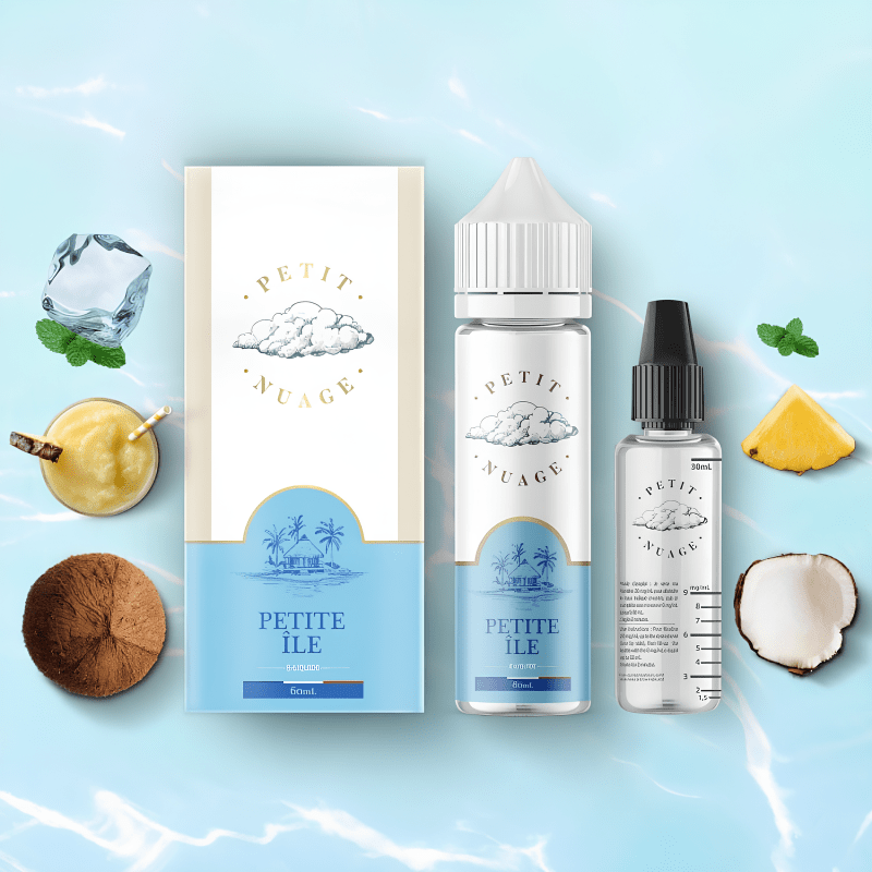 E - liquide Petite Île 60ml - Petit Nuage - BYCLOPE