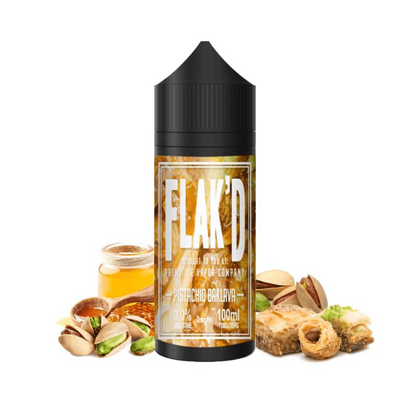 E - Liquide Pistachio Baklava 100ml - Flak'd - BYCLOPE