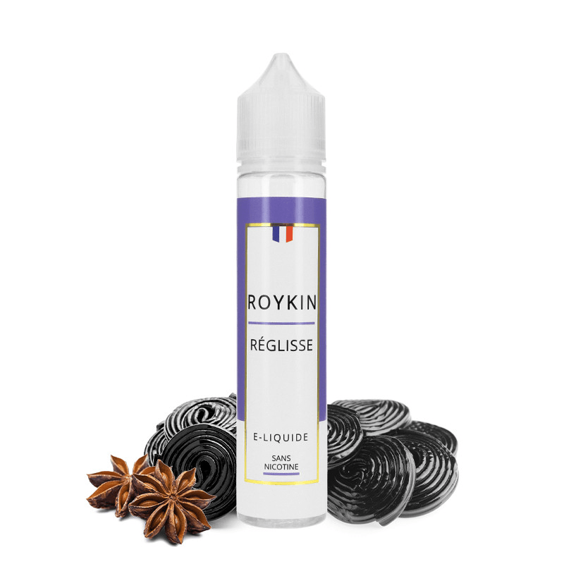 Réglisse 50ml Roykin - e-liquide gourmand - ByClope