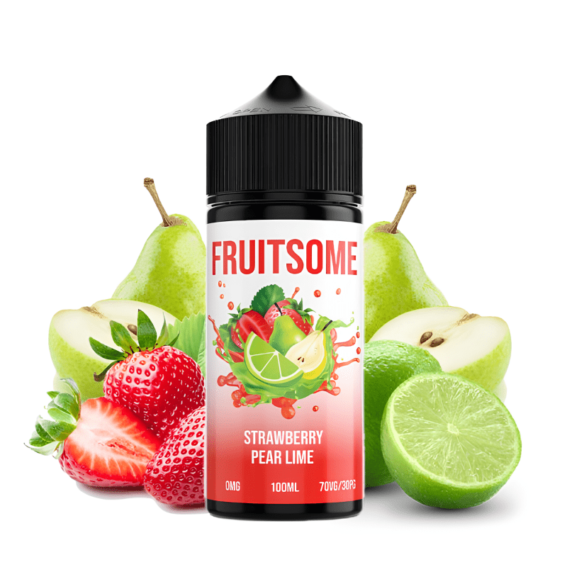 E - Liquide Strawberry Pear Lime 100ml - Fruitsome by VapeIQ - BYCLOPE
