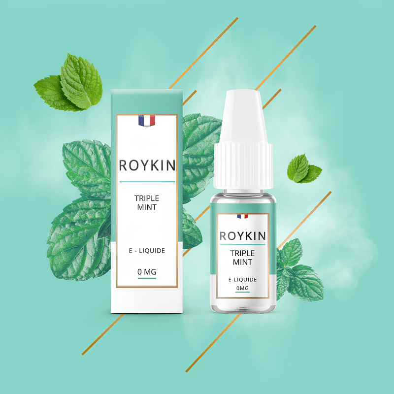 E - Liquide Triple mint 10ml - Roykin - BYCLOPE
