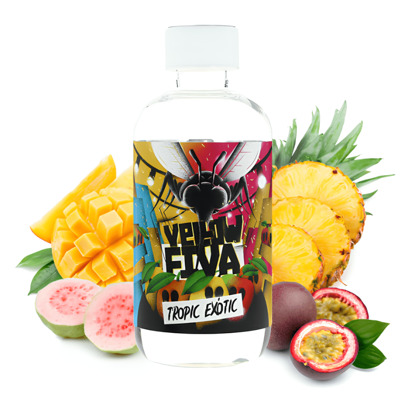 E - liquide Tropic Exotic 200ml Yellow Fiva - Joe's Juice - BYCLOPE