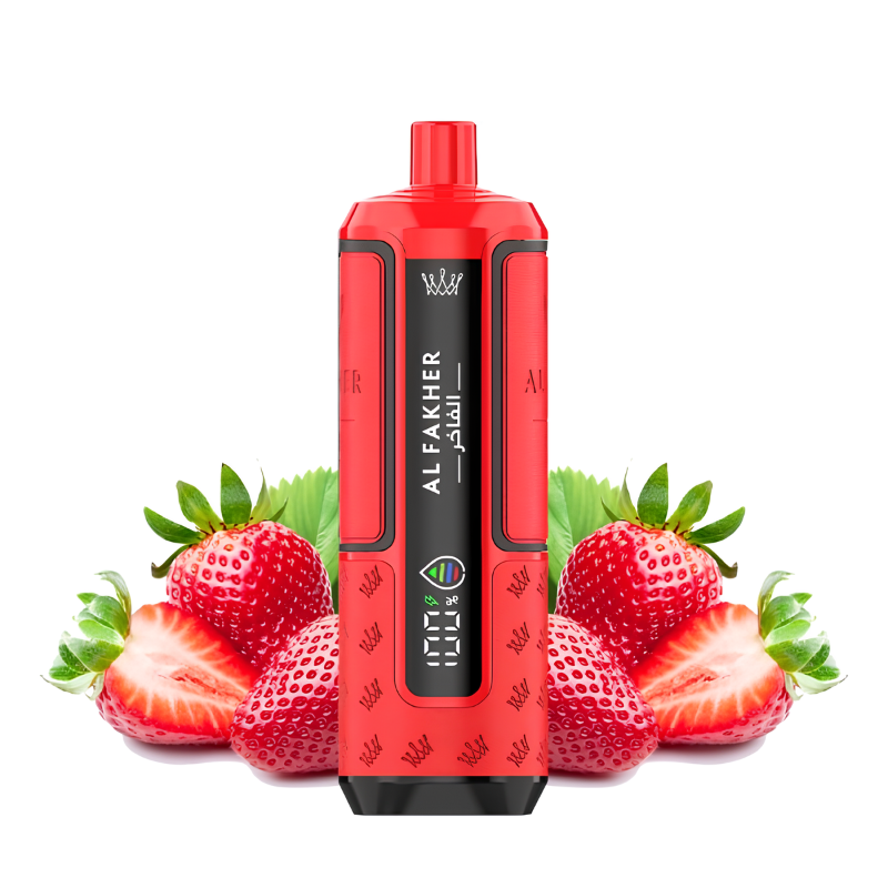 Kit Puff Hyper Max Advanced 30K - Crown Bar by Al Fakher - Strawberry Punch