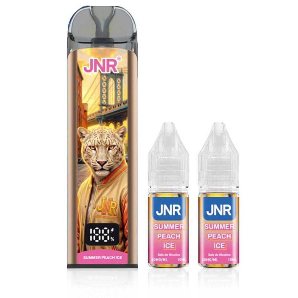 Kit Puff 47K JPuff 2x10ml JNR - Summer Peach Ice - BYCLOPE