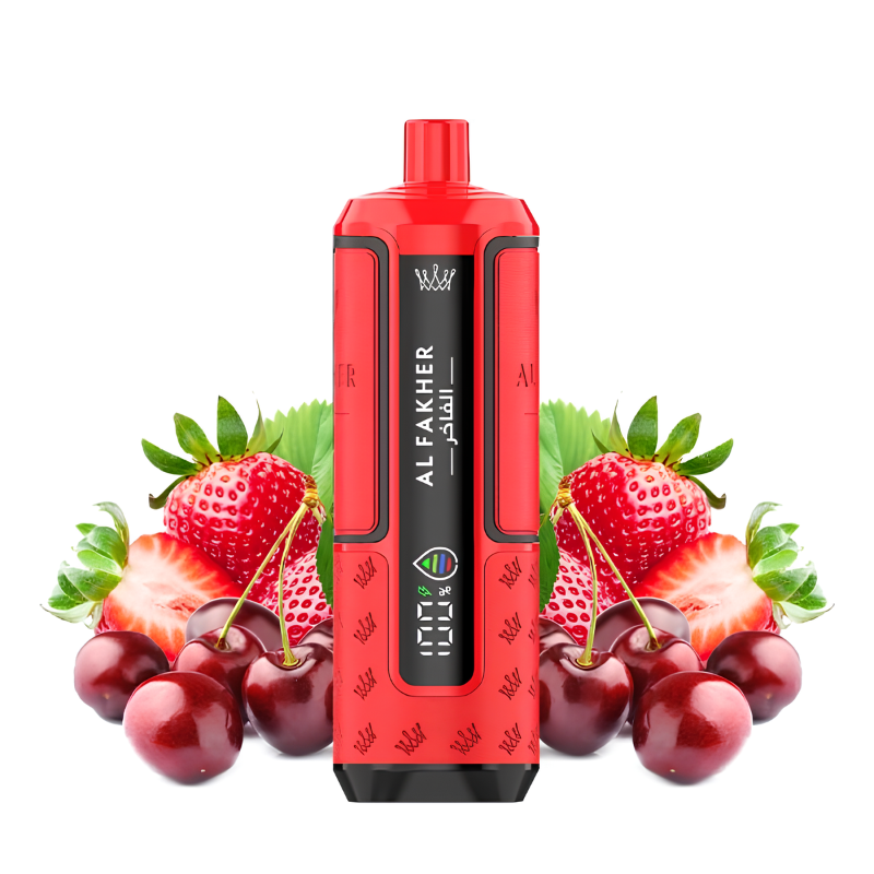 Kit Puff Hyper Max Advanced 30K - Crown Bar by Al Fakher - Strawberry Cherry - BYCLOPE