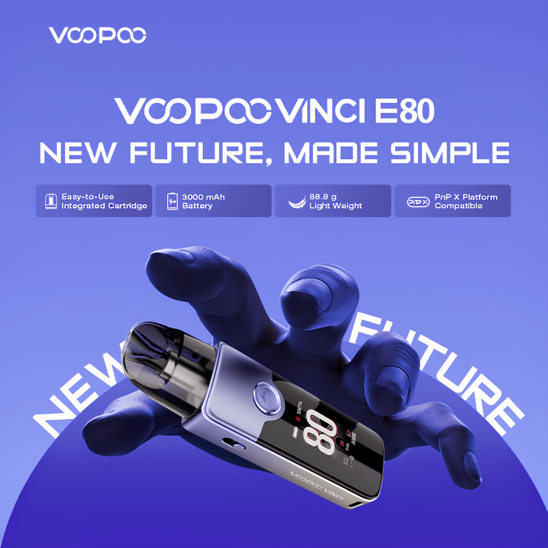 Pack Pod Vinci E80 - Voopoo - Metal Gray - BYCLOPE