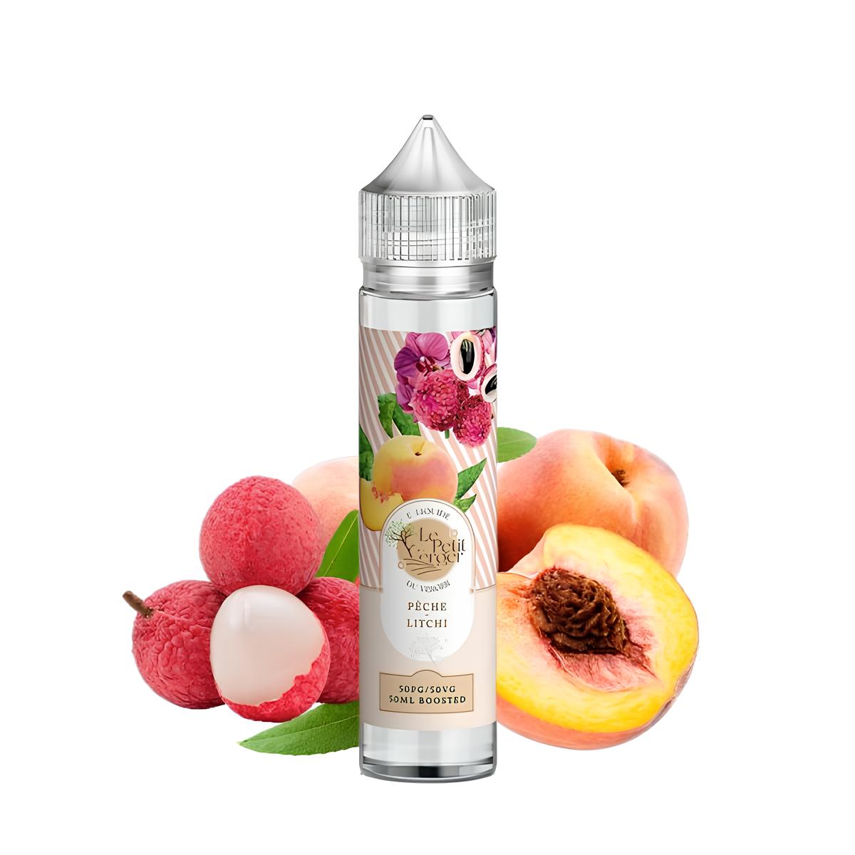 E-liquide Pêche Litchi 50ml - Le Petit Verger by Savourea