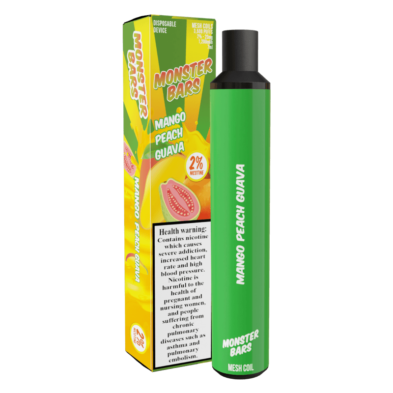 Puff 600 Mango Peach Guava Ice Fruit Monster - Monster Bars - BYCLOPE