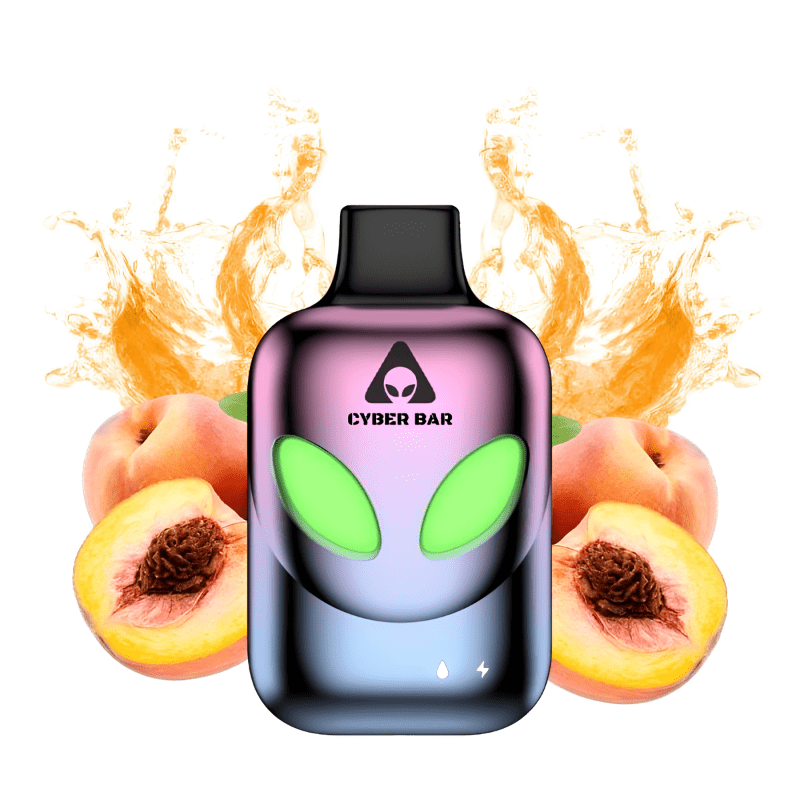Puff AL8000 Juicy Peach 0mg 10ml - Cyber bar - BYCLOPE