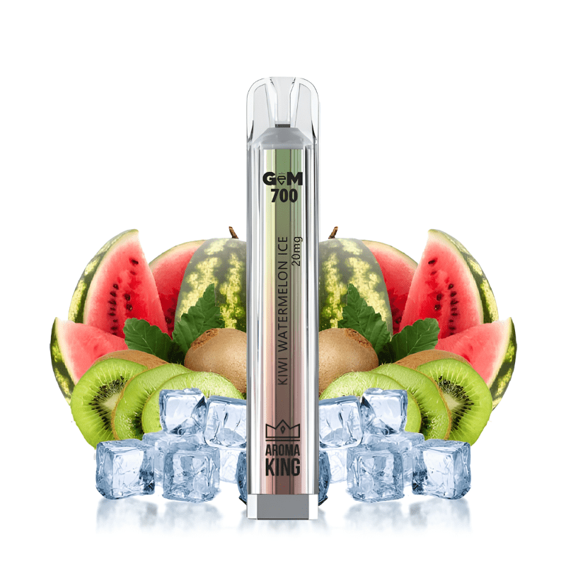 Puff Gem 700 Kiwi Watermelon Ice 20mg - Aroma King - BYCLOPE