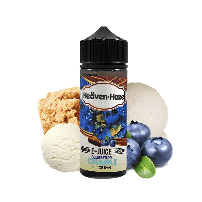E-Liquide Blueberry Crumble Ice Cream 100ml - Heaven Haze - BYCLOPE