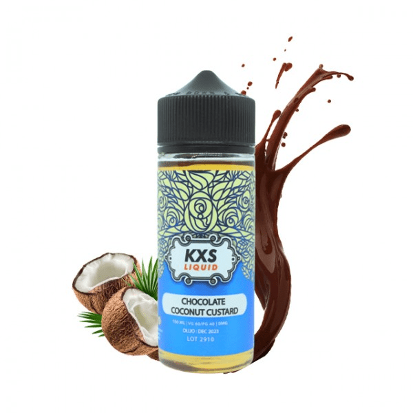 E-Liquide Chocolate Coconut Custard 100ml - KXS Liquid - BYCLOPE