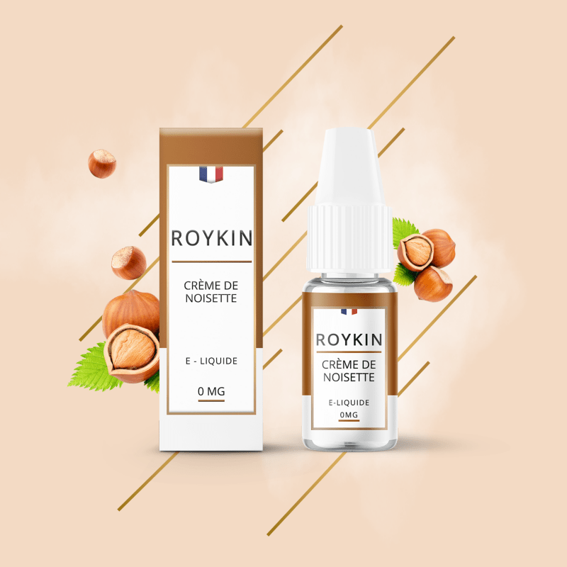 E-Liquide Crème de Noisette 10ml - Roykin - BYCLOPE