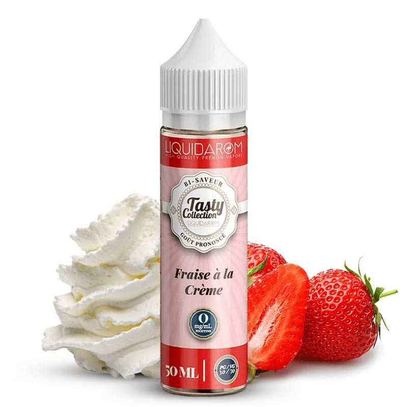 E-Liquide Fraise à la Crème 50ml - Tasty Collection - BYCLOPE