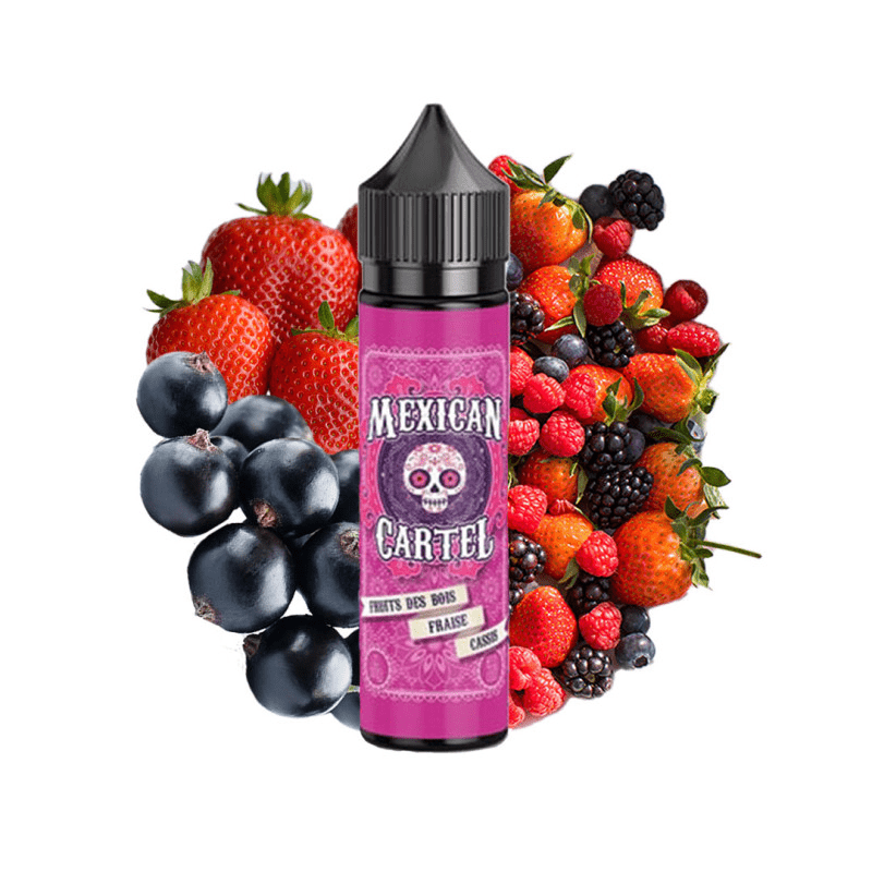 E-Liquide Fruit Rouges Fraise Cassis Mexican Cartel 50ml - Le Labo Basque - BYCLOPE