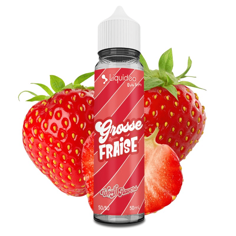 E-Liquide Grosses Fraises Wpuff 50ml - Liquideo - BYCLOPE