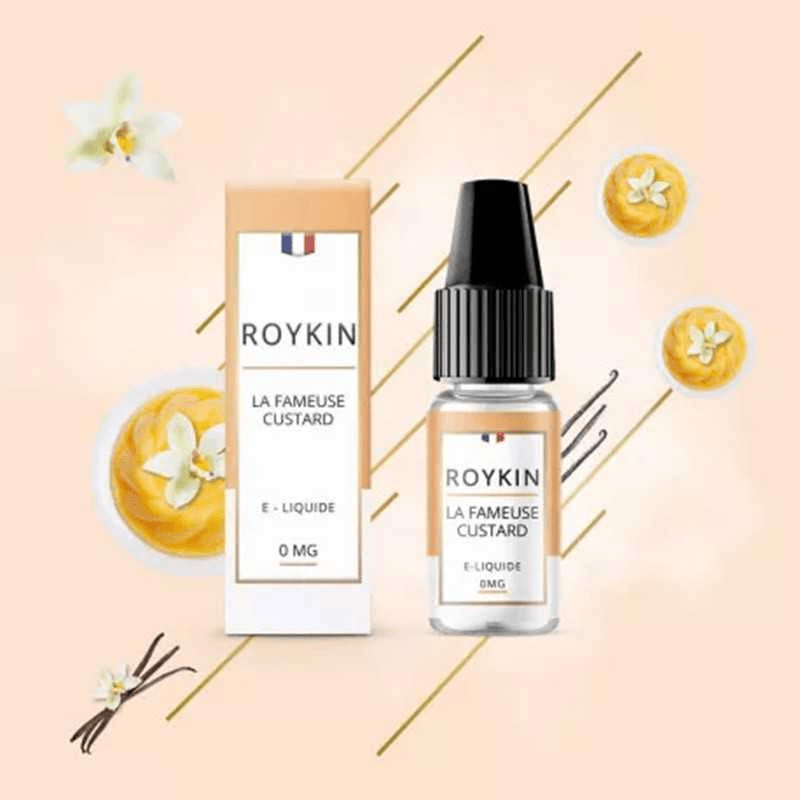 E-Liquide La Fameuse Custard 10ml - Roykin - BYCLOPE