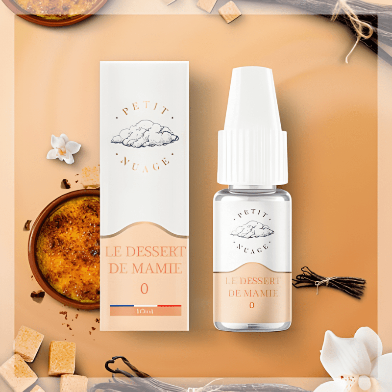 Le Dessert de Mamie 10ml Petit Nuage - e-liquide gourmand - ByClope