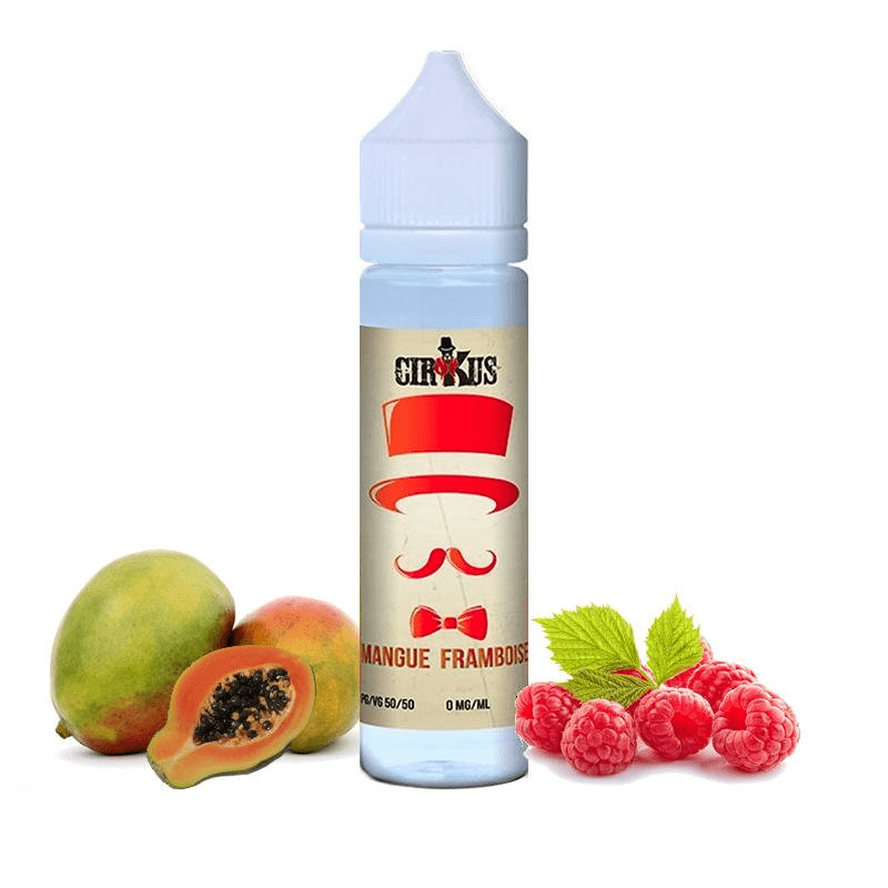 E-liquide Mangue Framboise 50ml - Cirkus - BYCLOPE