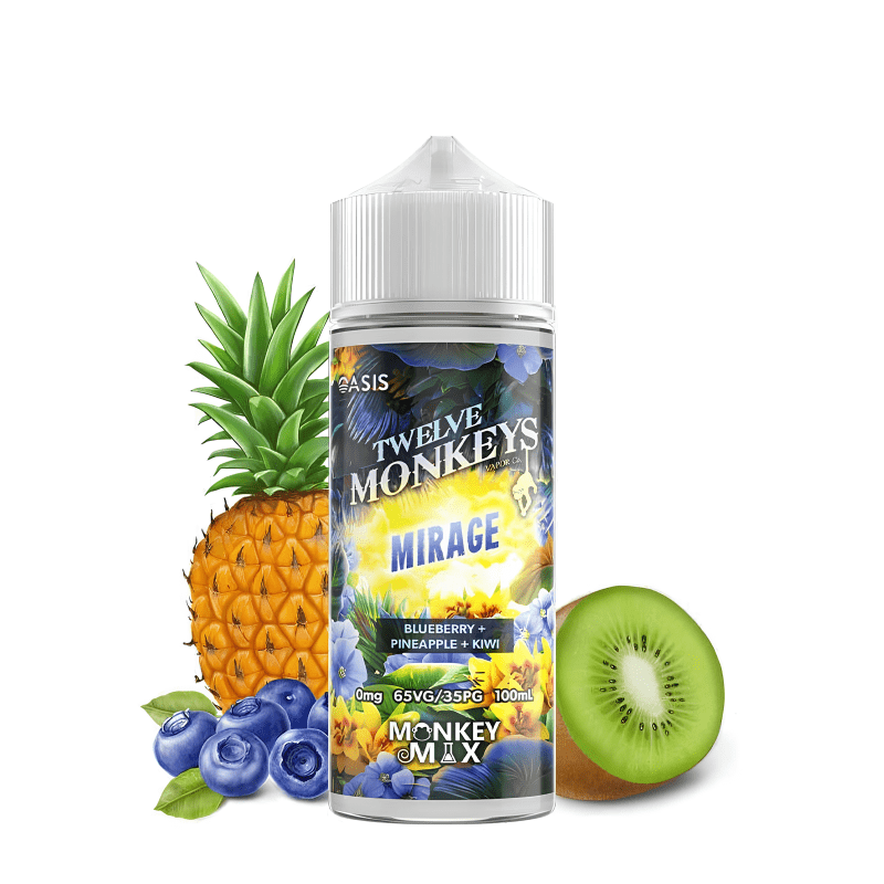 E-Liquide Twelve Monkeys 100ml - Mirage - BYCLOPE