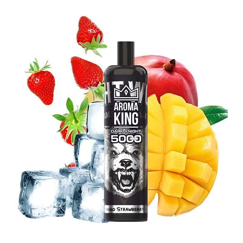 Puff Mango Strawberry Ice Dark Knight 5000 - Aroma King - Sans Nicotine - BYCLOPE