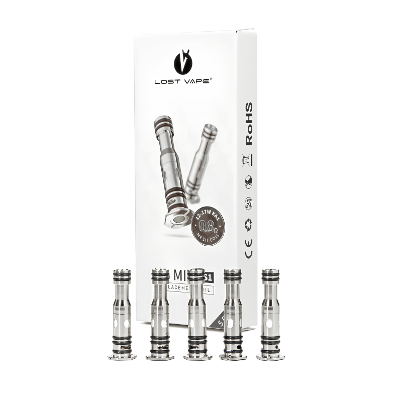 Résistances UB Mini s1 0.8ohm - Lost Vape (5pcs) - BYCLOPE