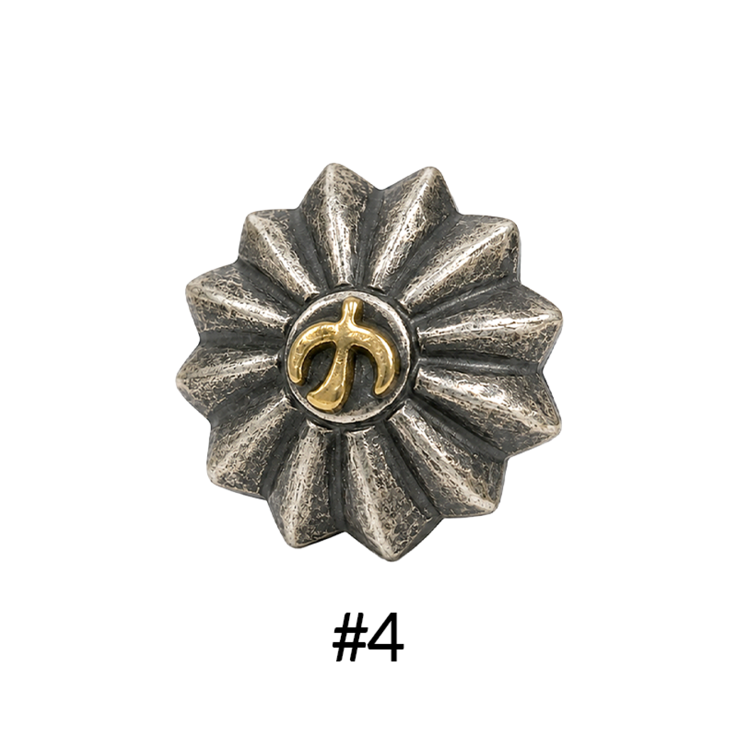 Emblème Laiton Thunder Cloud motif 4