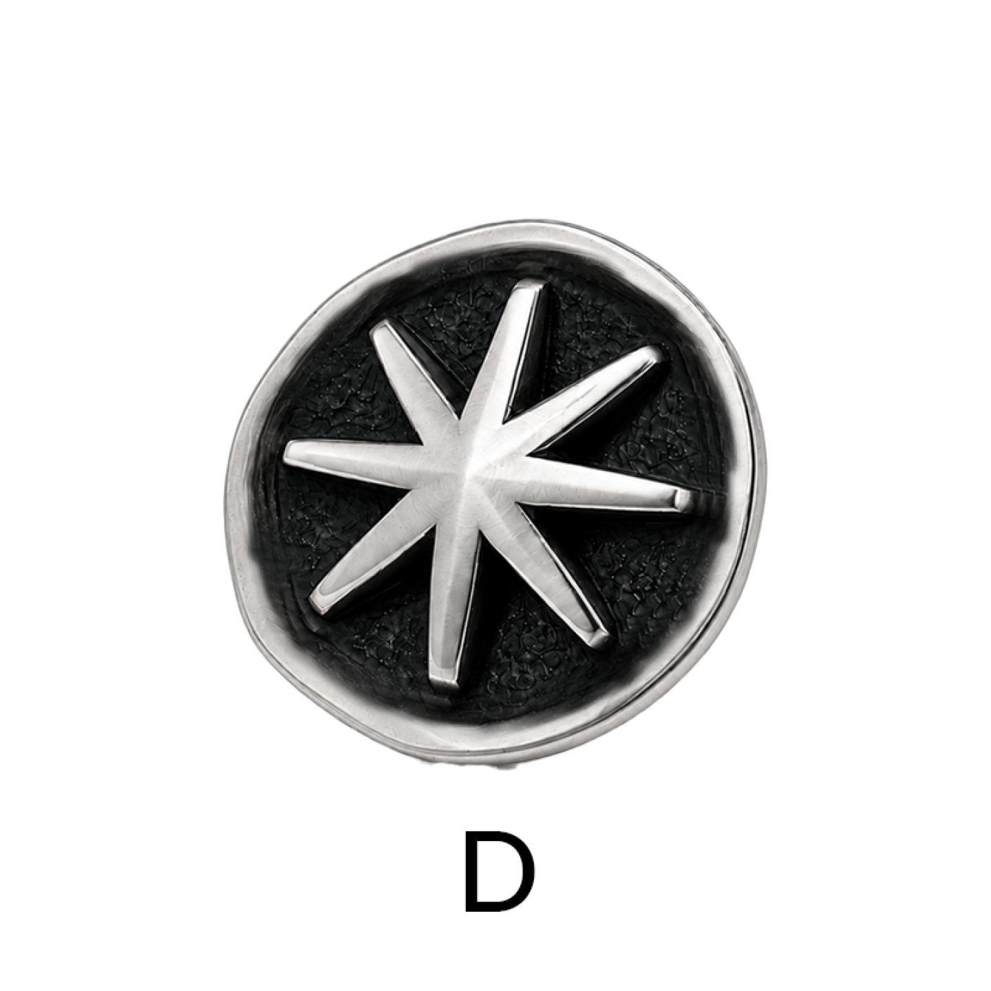 Emblème Argent 925 Thunder Cloud motif D