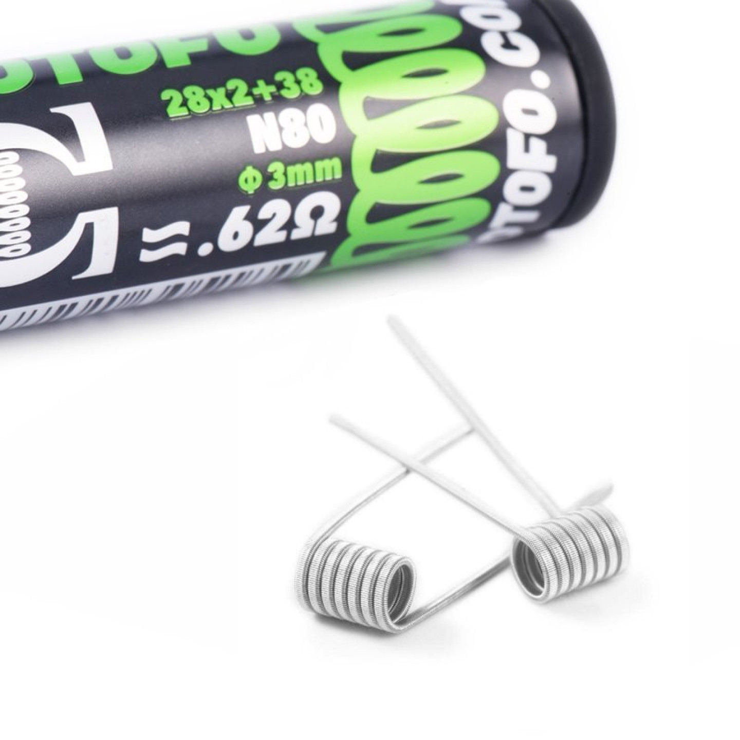 Coils Dual Core Fused Clapton x10 Wotofo, calibre 28Gx2 38G