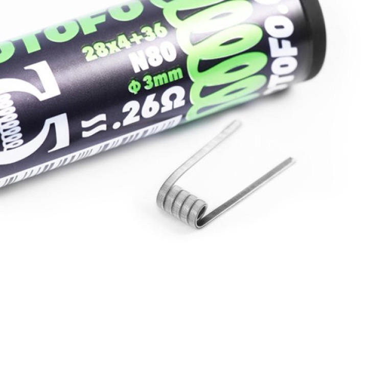 Coils Quad Core Fused Clapton x10 Wotofo, lot de 10