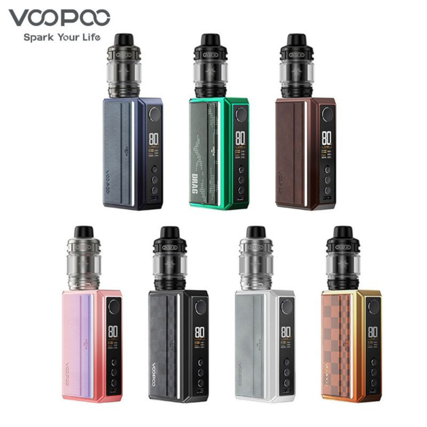 Kit Drag 5 Voopoo, vue de face