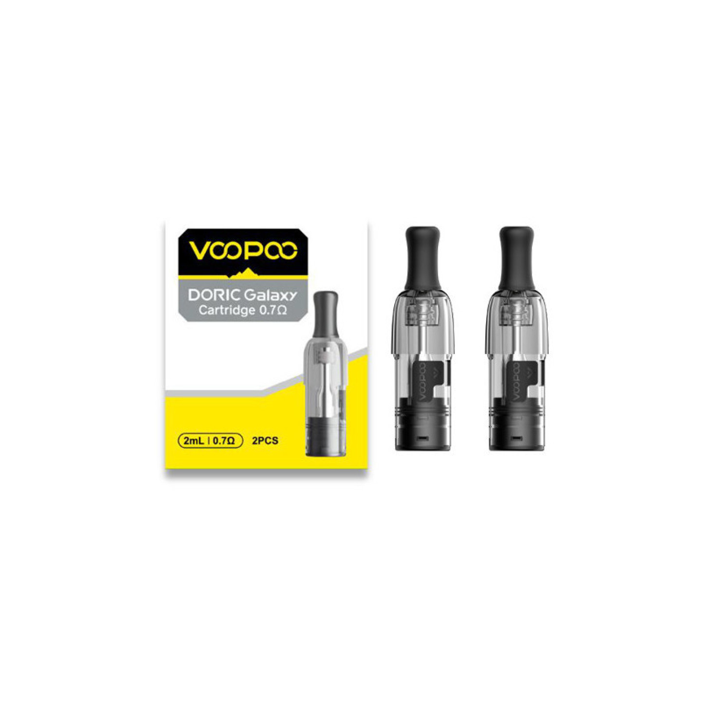 Cartouches Doric Galaxy S1 Voopoo, résistance 0.7 ohm