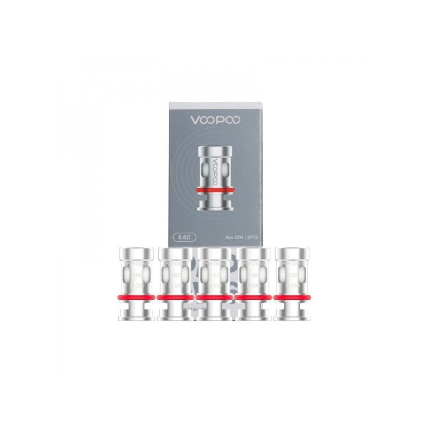 Résistances PnP DW Voopoo, lot de 5, valeur 0.6 ohm