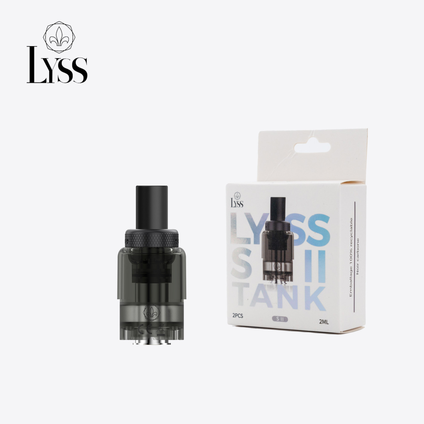 Cartouches Vides SII Lyss coloris Noir Carbone, vue 2