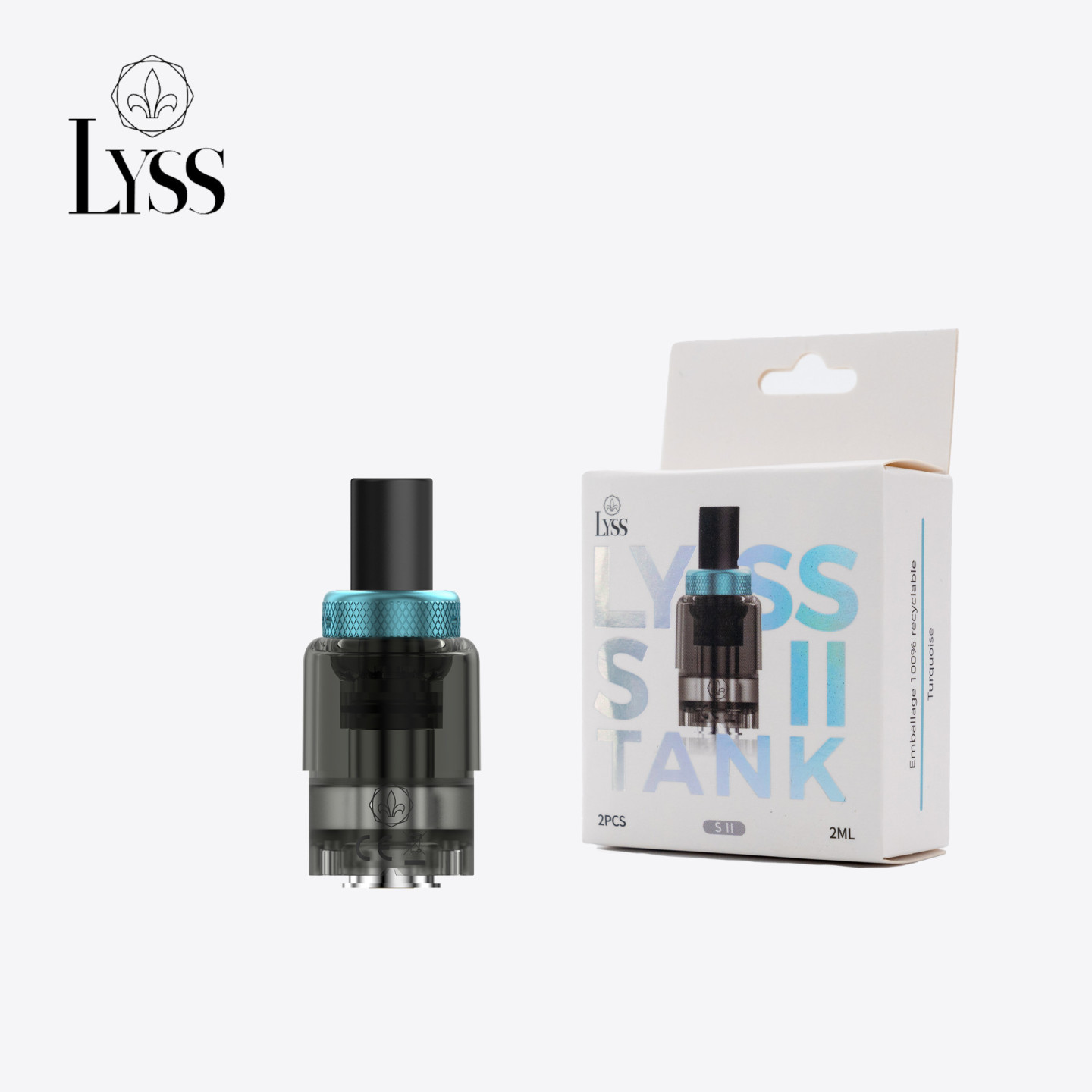 Cartouches Vides SII Lyss coloris Turquoise
