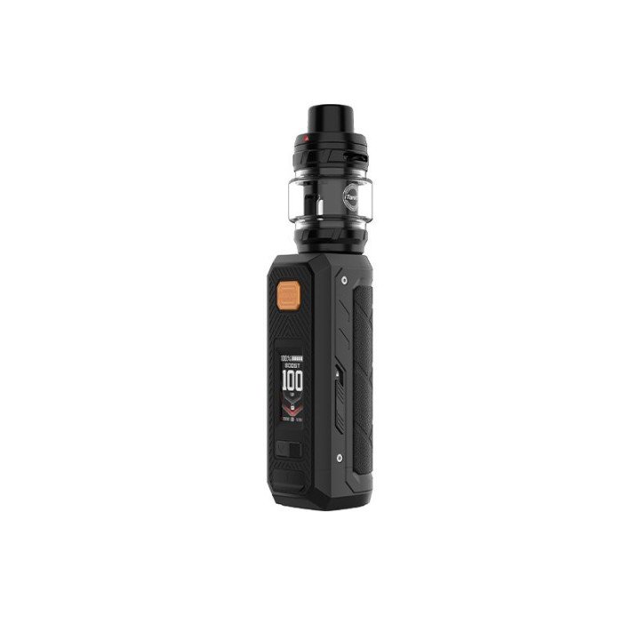 Kit Armour Ultra Vaporesso coloris Obsidian Black, vue de face